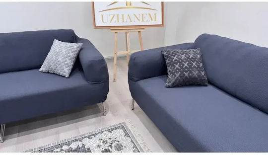 SteweHome Elastic Cover Recliner Sofa Geometric 195x230cm