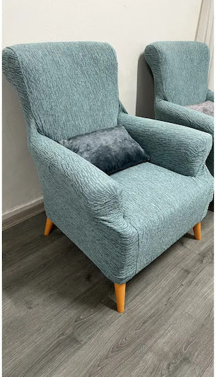 SteweHome Ελαστικό Κάλυμμα Πολυθρόνας Τιρκουάζ 50x90cm