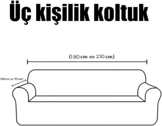 SteweHome SteweHome Elastische Abdeckung Für Dreisitziges Sofa 195x230cm