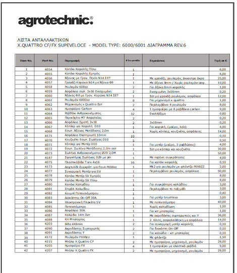 Agrotechnic Motor Für Oliven Erntezubehör 10-K08-67