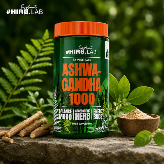 Hiro.Lab Ashwagandha 1000mg 90 κάψουλες