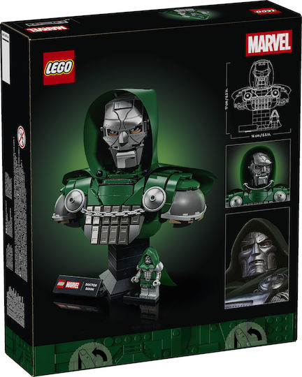 Lego Marvel Doctor Doom Bust Für 18+ Jahre 379 Stück