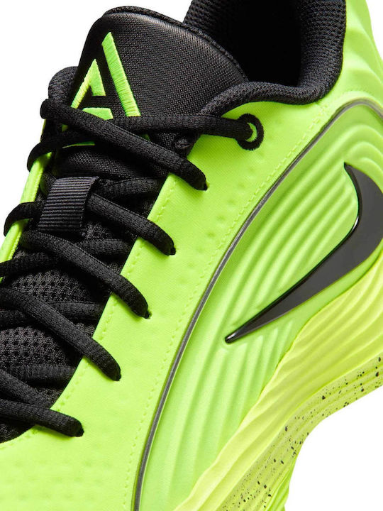 Giannis Immortality 5 Niedrige Basketballschuhe Barely Volt / Volt / Schwarz