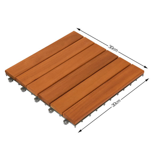 Casaria Cuttere Pentru Pardoseală De Grădină Din WPC 30x30cm