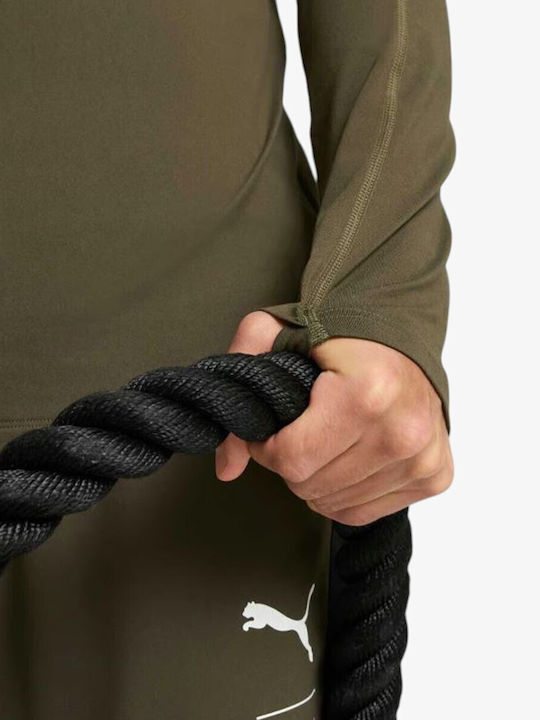 Φούτερ με Κουκούλα Khaki Green