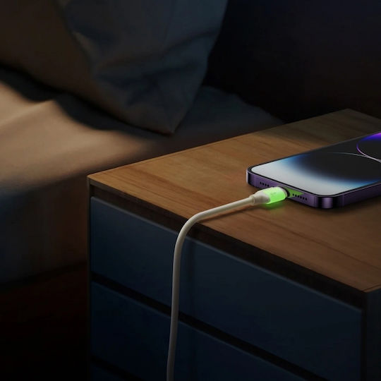 Joyroom Cablu USB-A la Lightning 30W Bej 2m S-A53 3A