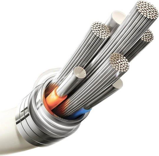 Joyroom Cablu USB-A la Lightning 30W Bej 2m S-A53 3A
