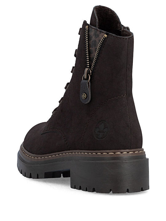 Damen Stiefeletten Braun