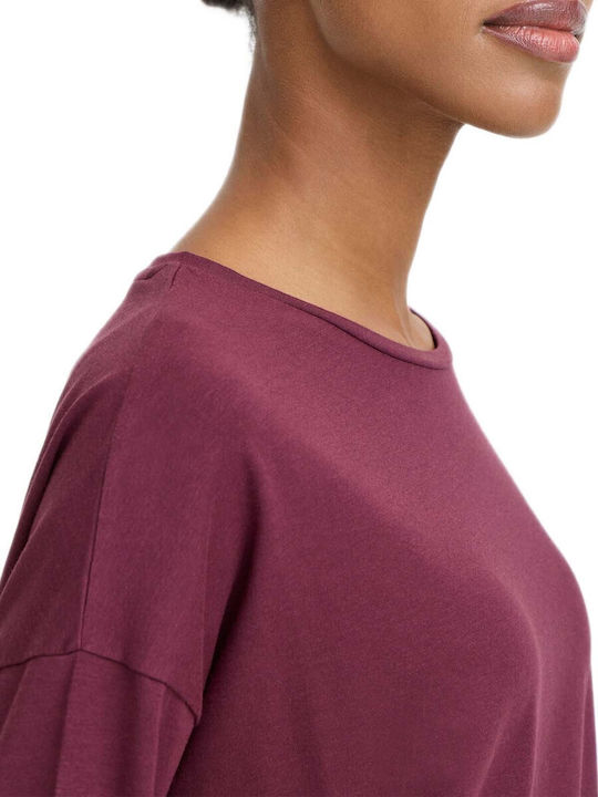 Damen Oversized T-Shirt Lila