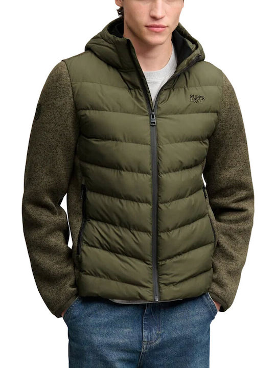 Superdry Storm Jacket Khaki Green Marl