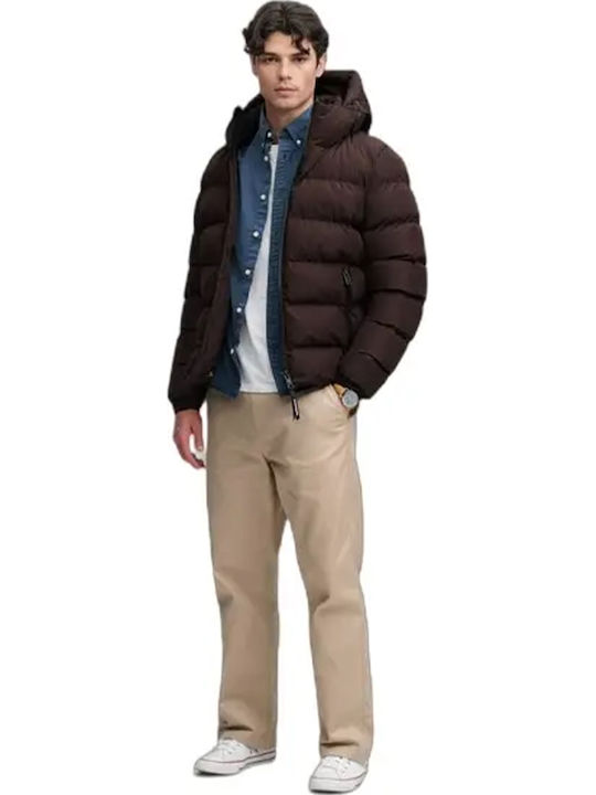 Puffer Jacket Peak Dark Plum