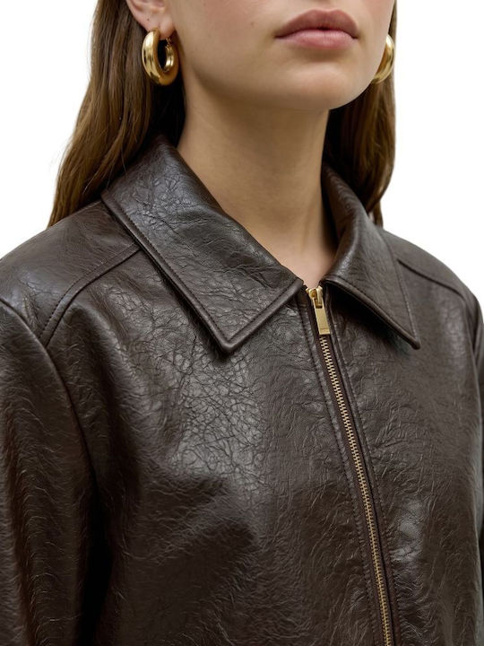 Women's Winter Jacket Dark Brown