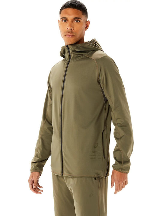 Hooded Cardigan Green