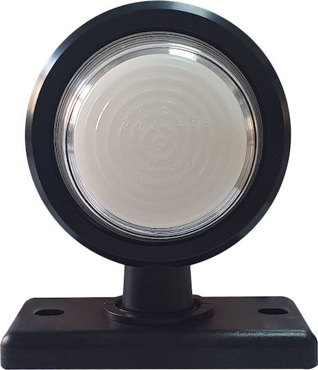 Комплект 2 Неонови LED Светлини За Клаксон Маркер 18 LED 12/24V Амбър Бели 105 мм 0118