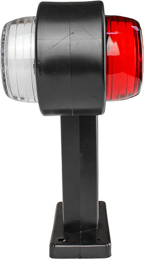 Set 2 Lumini De Volum Pentru Camioane Neon Led Horn Marker 2 Leduri 12/24v Roșii Albe 200 Mm 0126n