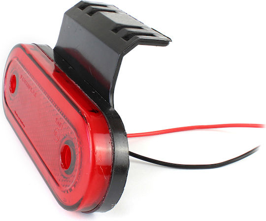 Set 2 Lumini De Volum Pentru Camioane Neon Led Suspendate 20 Leduri Roșii 12/24v 115 Mm 0295k