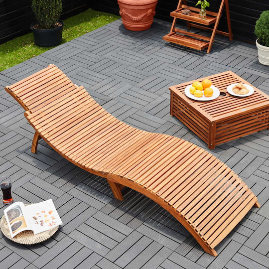 Casaria Material Pentru Pardoseli De Grădină Din WPC 30x30cm