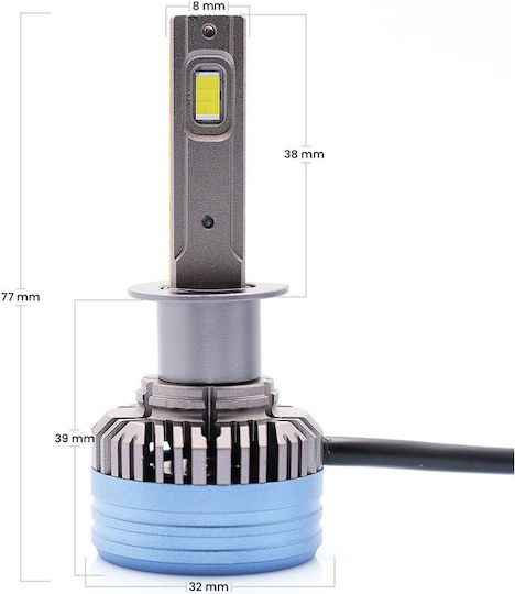 Photon Λάμπα Αυτοκινήτου H1 LED 6000K Ψυχρό Λευκό