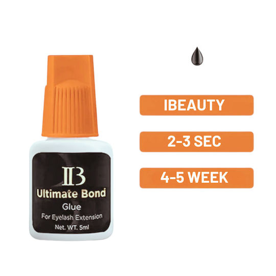 iBeauty Adeziv pentru gene Negru 5ml