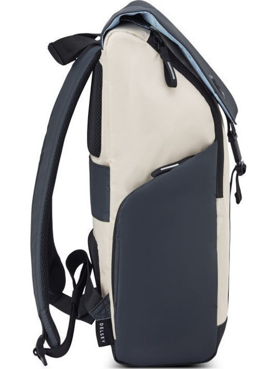 Delsey Securflap Раница за лаптоп 15.6" в бежов цвят
