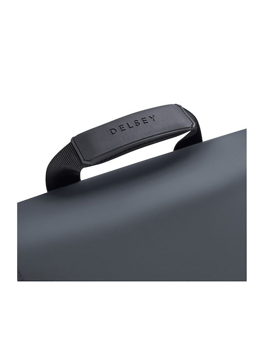Delsey Securflap Τσάντα Πλάτης για Laptop 15.6" Blueberry