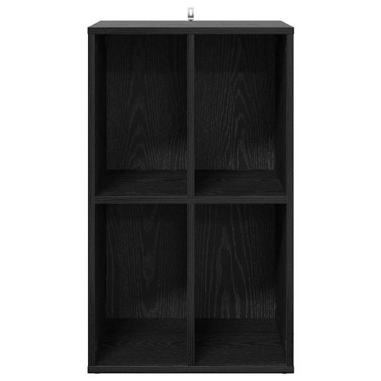 vidaXL Hi-Fi Furniture Black 36.5x44.5x74.5cm