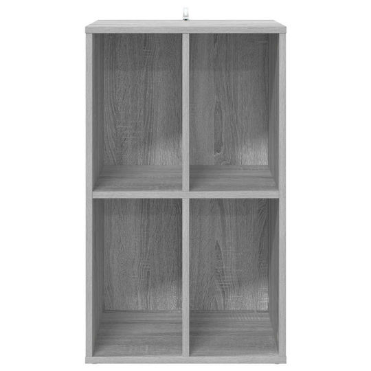 vidaXL Hi-Fi Furniture Grey 36.5x44.5x74.5cm