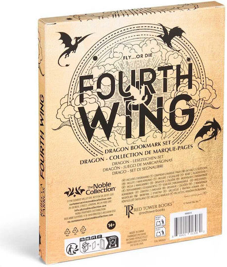 Fourth Wing Bookmarks 2-pack Dragon 15 Cm