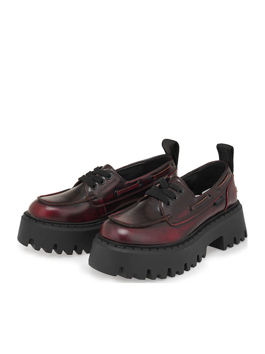 Aspen Women's Loafers in Burgundy Colour