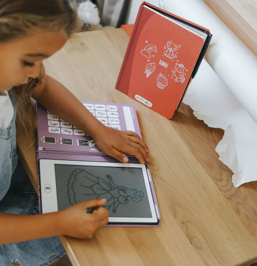 Προσφορα Kidywolf Tablet Ζωγραφικής 30 Κάρτες Princess & Μικρόφωνο Καραόκε Ροζ