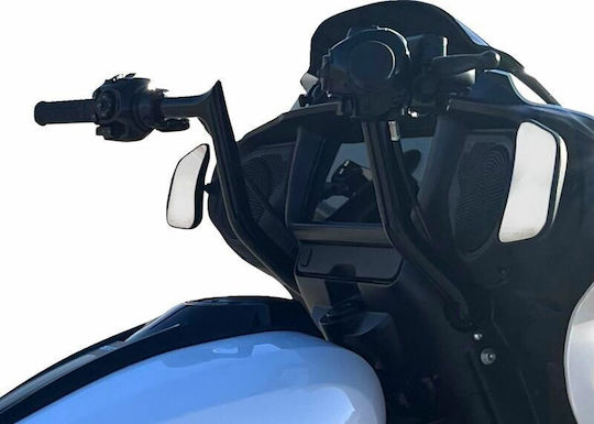 Fat Baggers Inc Τιμόνι Ατσάλινο 32mm 945012-b Harley Davidson Flhxse 1977 Abs 24 Πλάτος:91,5cm Μαύρο