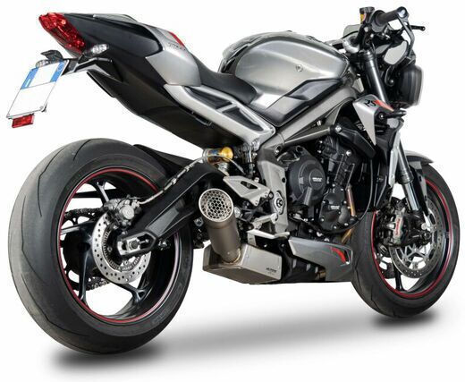 Spark Цялостна изпускателна система Round Race Gtr0503tom Triumph Street Triple 765 R Lrh Abs 20