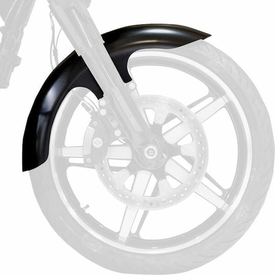 Klock Werks Front Fender Kwf-01-0321 Hugger Harley Davidson Fltrxse 1977 Abs 24 Black