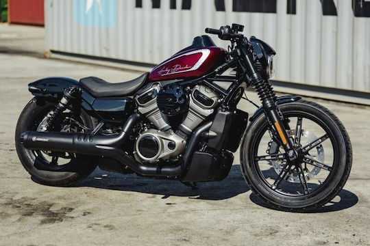 Cult Werk Front Fender Hd-nsr004 Old School Harley Davidson Rh 975 S Abs 24 Black