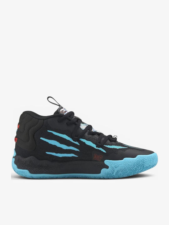 MB 03 Kinder Sportschuhe Basketball Schwarz