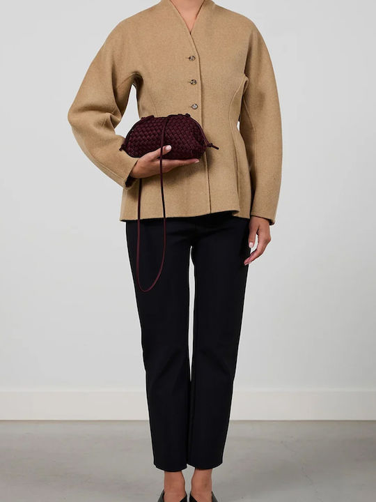 Women's Shoulder Bag Burgundy