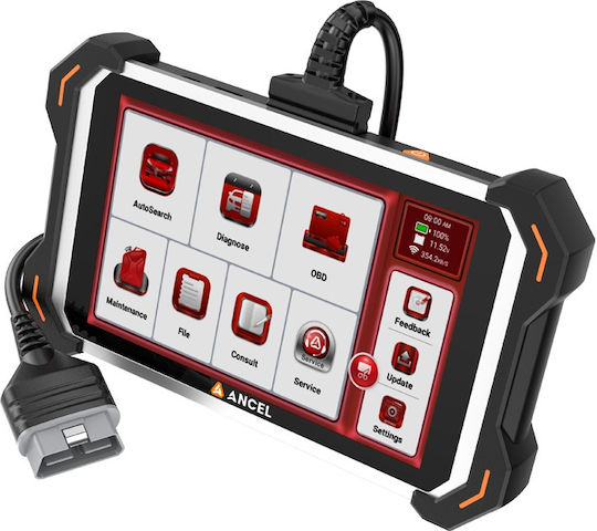 Ancel Ds600 Elite Autodiagnose & OBD2-Scanner mit Bildschirm OBD 2 mit Bluetooth kompatibel mit Android