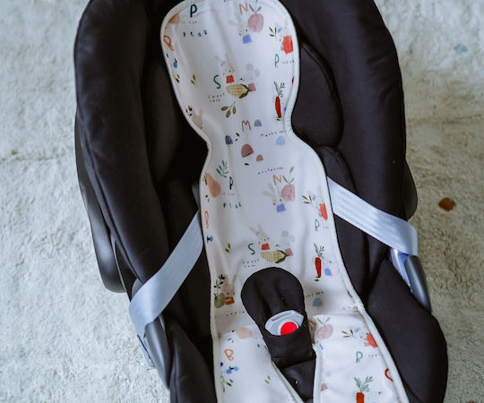 La Millou Car Seat Cover Beige Country Berry