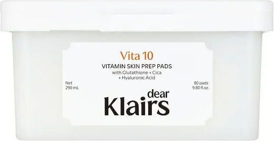 Freshly Juiced Vitamin Skin Prep Pads Facial Toners with Vitamin C, Niacinamide & Hyaluronic Acid