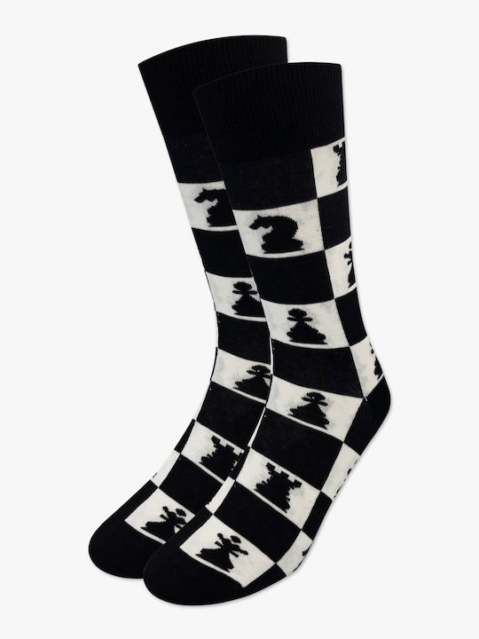 Baumwollsocke Mit Schachmatt Muster Nodo Baumwollsocke Mit Schachmatt Muster Nodo