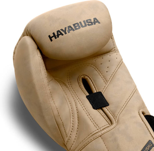 Hayabusa Boxing Gloves Leather Competition Beige