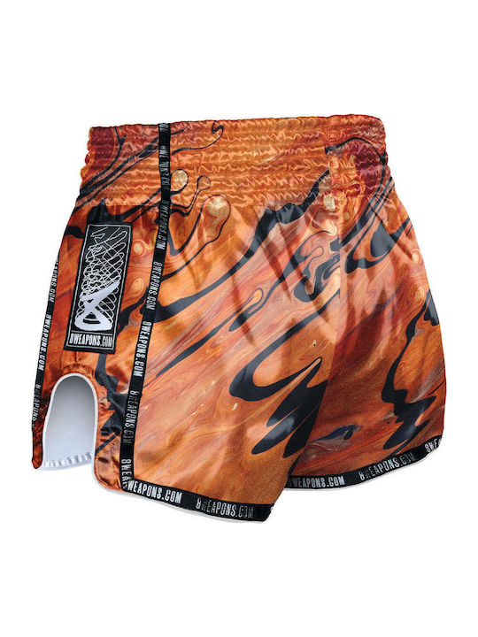 Muay Thai Shorts 8 Weapons Vivo Magma Orange