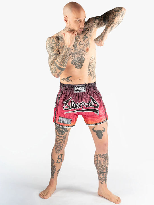 Boxershorts Muay Thai 8 Weapons Vivo Sunsphere Lila