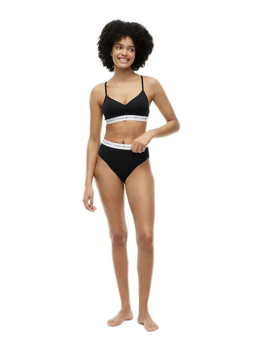 Damen Sport-BH Push Up Schwarz