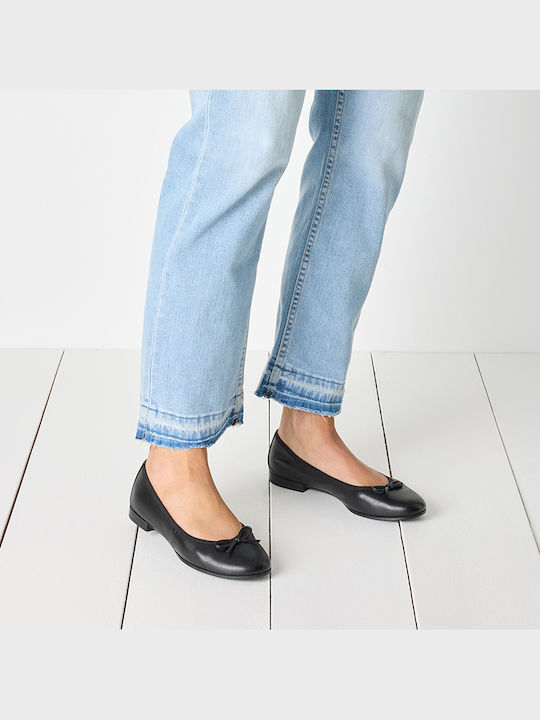 Damen Ballerinas Schwarz