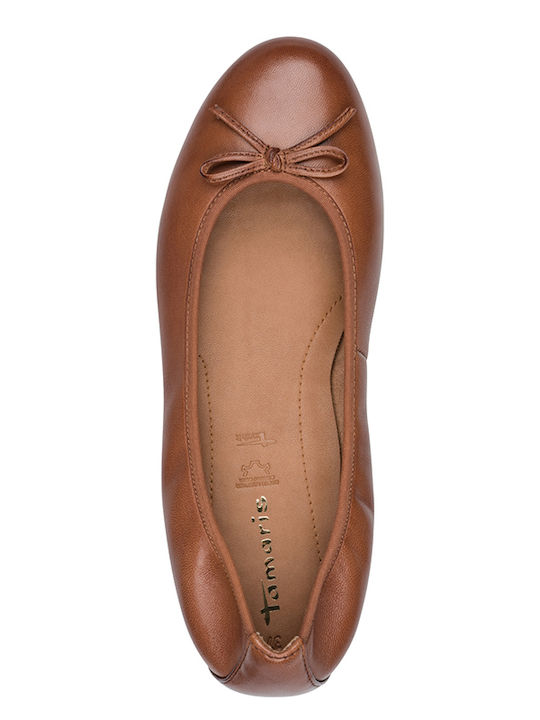 Women's Ballerina Shoes Tabac Brown