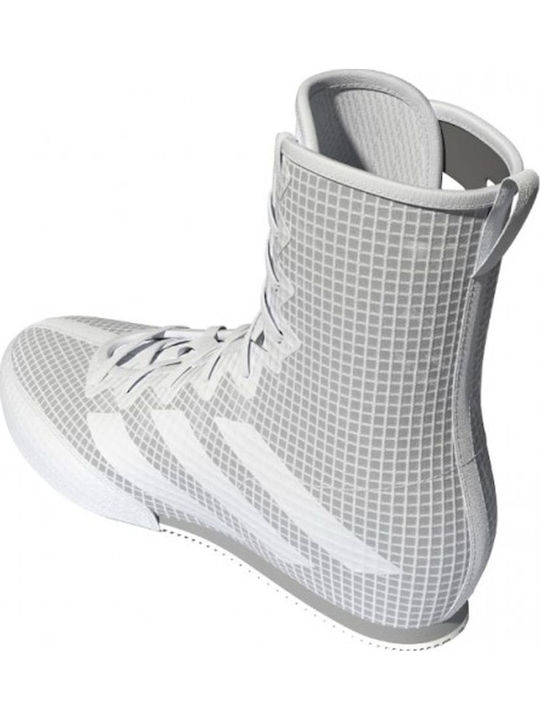 adidas Box Hog 4 High Boxing Shoes White