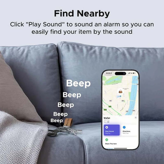 Ugreen CM918 Apple Find My Μαύρο