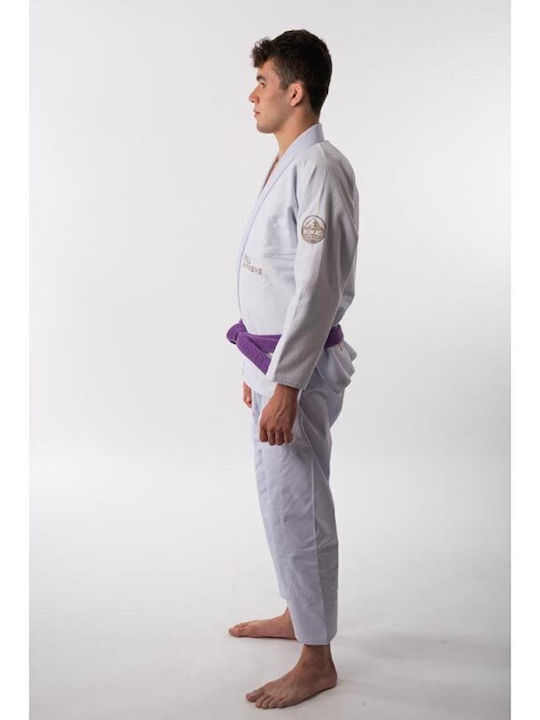 Roll Supreme Nomad Männliche Kampfsportuniforme Brasilianisches Jiu Jitsu Weiße