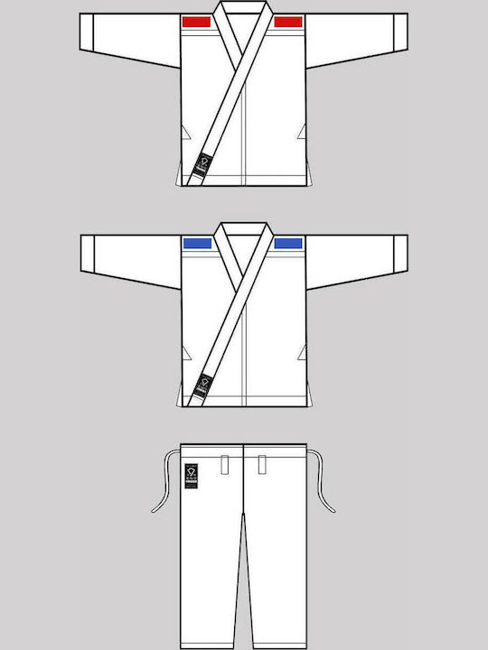 Tokaido Kata Master Männer Karate Weiß Kampfsportuniform
